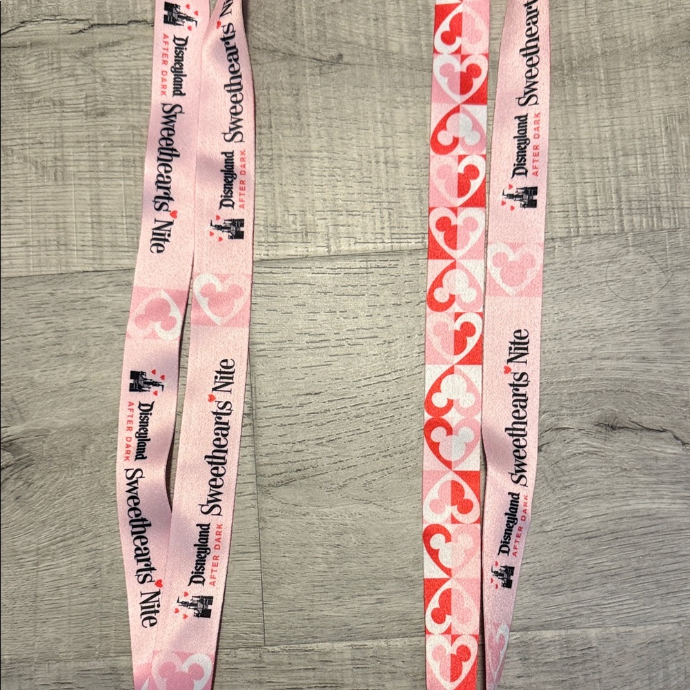 Disneyland Sweethearts Nite Lanyards - Picture 2 of 3